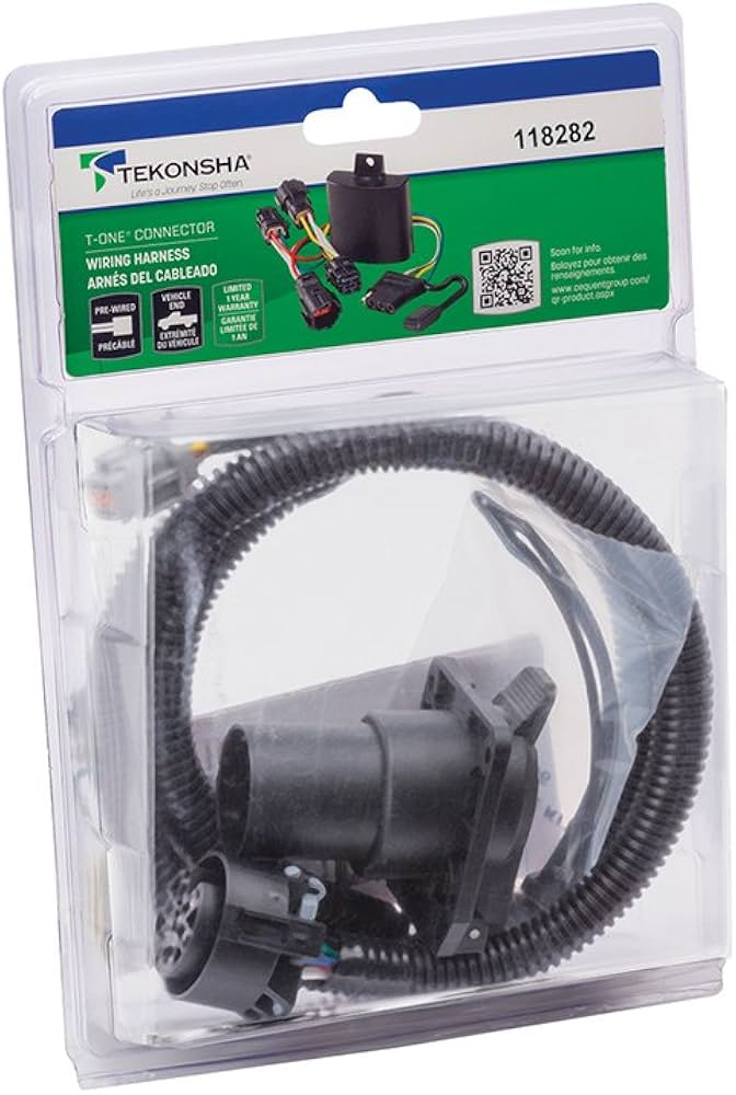 Tekonsha 118282 7-Way Tow Harness - Compatible With Nissan