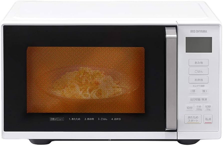 Amazon.co.jp: アイリスオーヤマ 電子レンジ 22L フラットテーブル