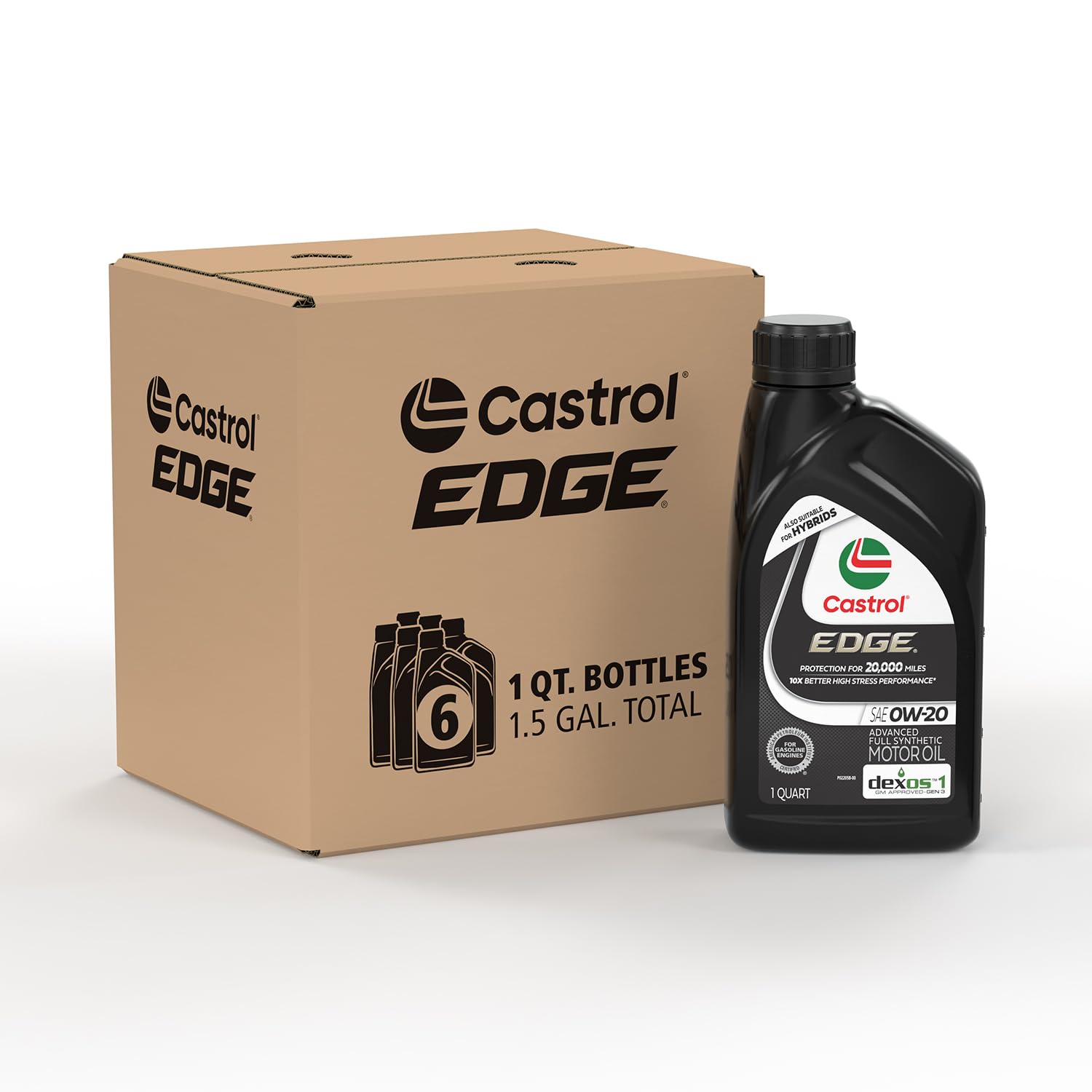 Amazon.com: Castrol EDGE 0W-20 Advanced Full Synthetic Motor Oil