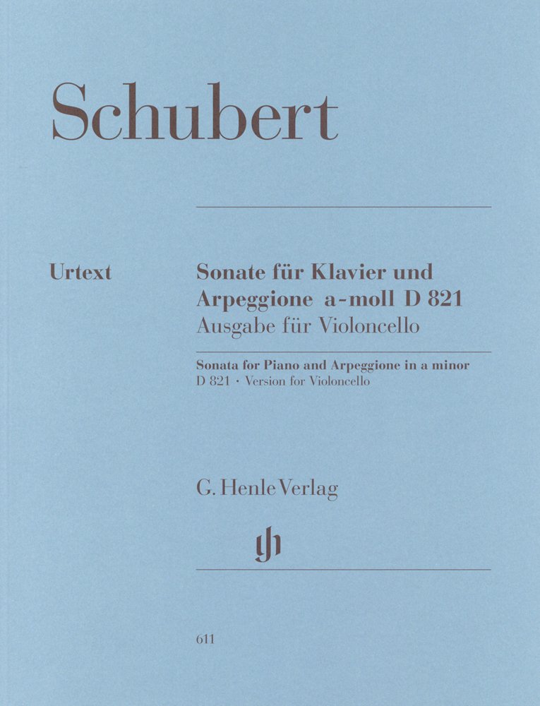 シューベルト: アルペジョーネ・ソナタ イ短調 D. 821/ヘンレ社/原典版