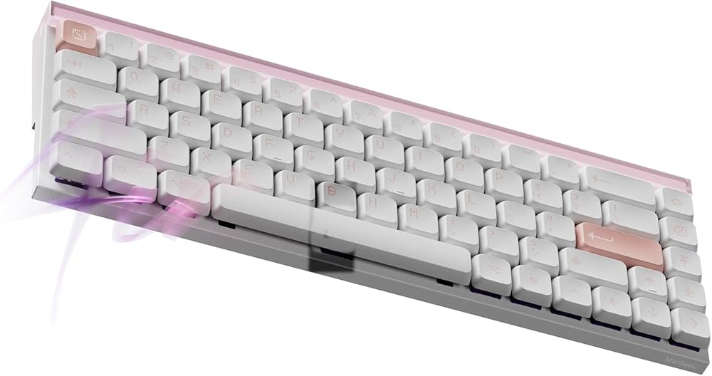 Amazon | MelGeek MADE68 Air 有線キーボード、US英語配列、ホール効果