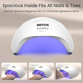 Amazon.com: NAILGIRLS 150W UV LED Nail Lamp with Auto Sensor