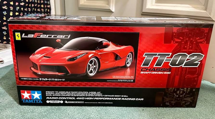 Amazon.co.jp: 絶版タミヤ La Ferrari ラ フェラーリ TT-02シャーシ 1