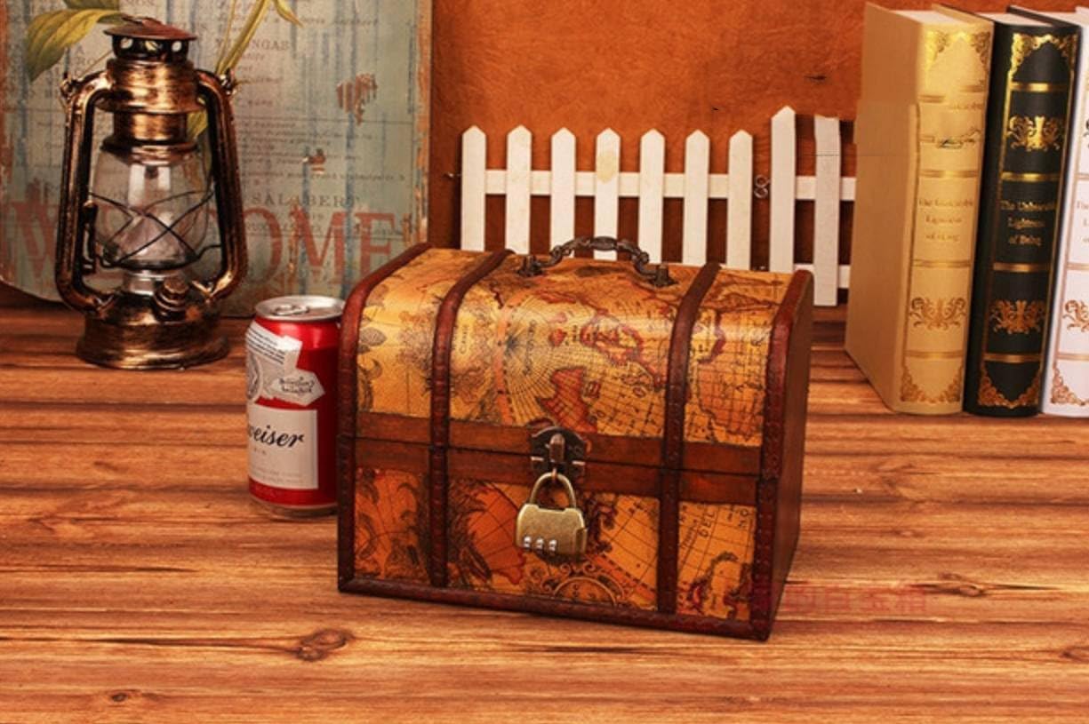 Amazon｜Kwueiitアンティーク調 木箱 レトロ風 収納箱 雑貨 高さのある