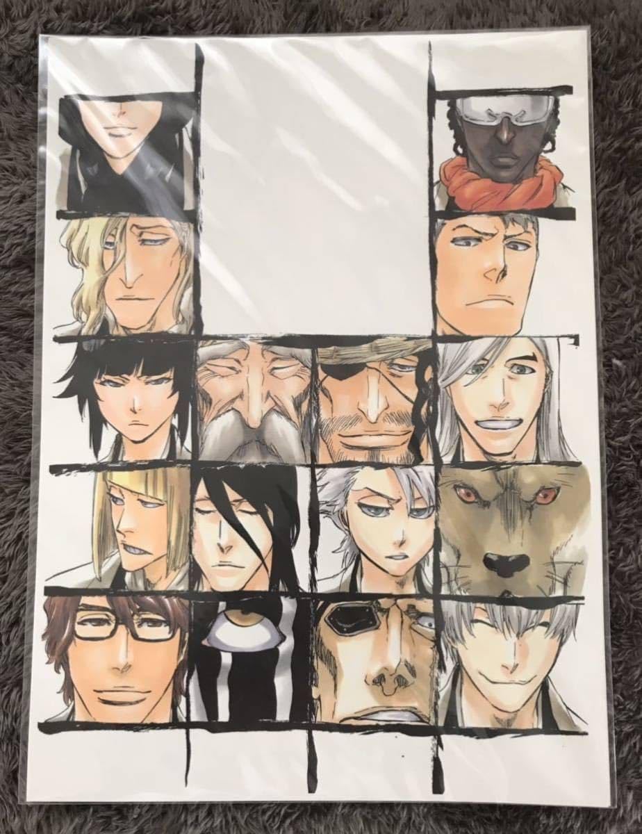 Amazon.co.jp: BLEACH 複製原画 模写2枚セット 久保帯人 ブリーチ 少年