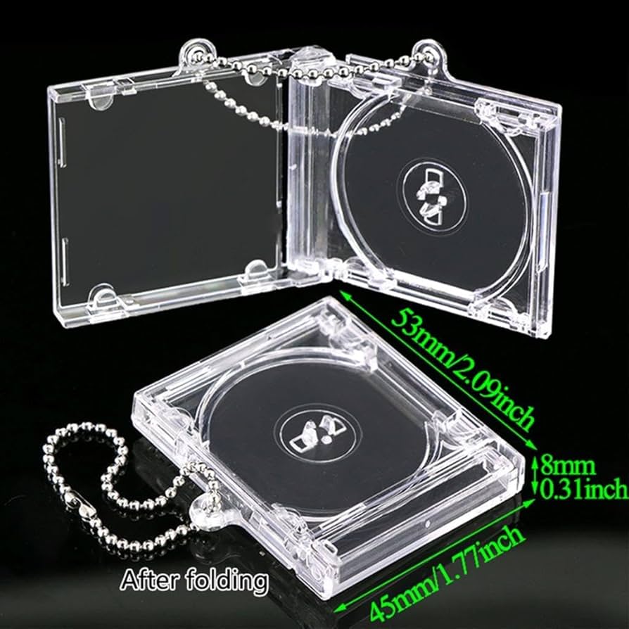 Amazon.co.jp: ミニCDジュエルケース プラスチックCDケース クリアDVD