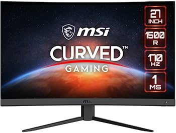 Amazon.com: MSI G27CQ4 E2, monitor curvo para juegos 1500R de 27