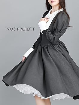 Amazon.co.jp: [NO.S PROJECT] クラシックレトロワンピース (S