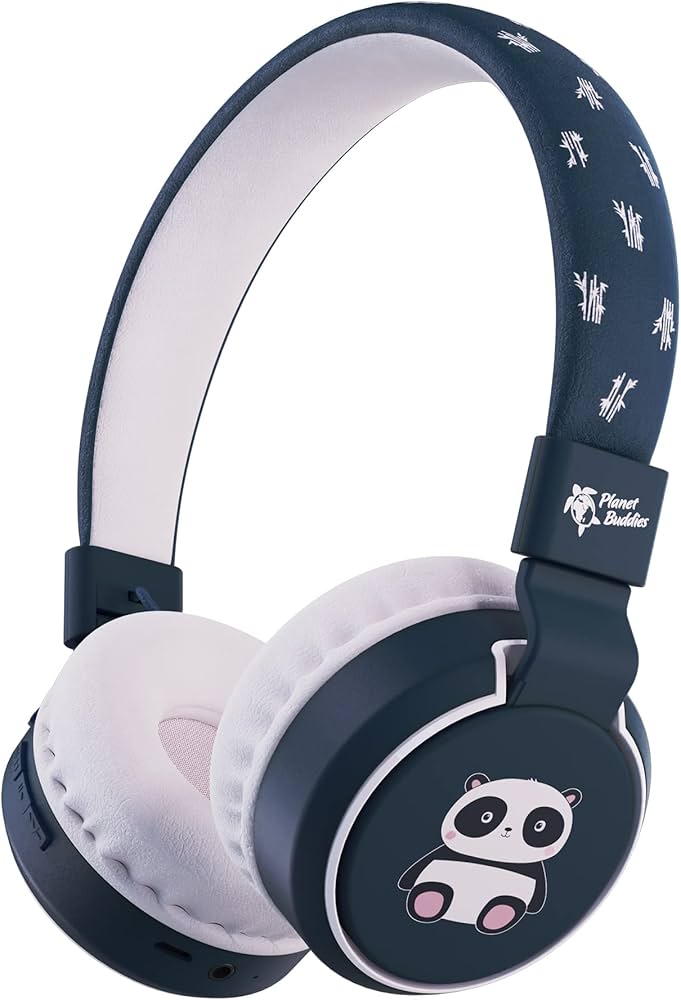 Amazon.com: Planet Buddies Panda Kids Headphones Wireless, On Ear