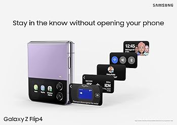 Amazon.com: Samsung Galaxy Z Flip 4 5G, US Version, 128GB, Bora