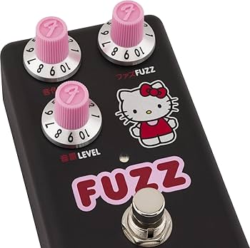 Amazon | Fender/Fender x Hello Kitty Black Fuzz Pedal ファズ