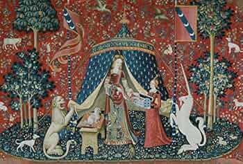 Amazon.co.jp: BiblioArt Series 貴婦人と一角獣（我が唯一つの望みに