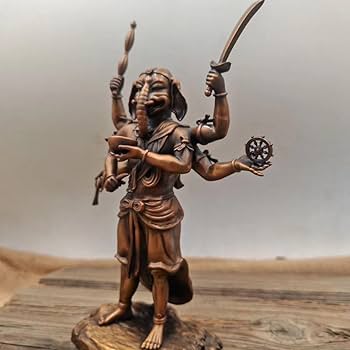 Amazon｜仏像【六臂聖天像】18cm 歓喜天（聖天）ガネーシャ 仏像