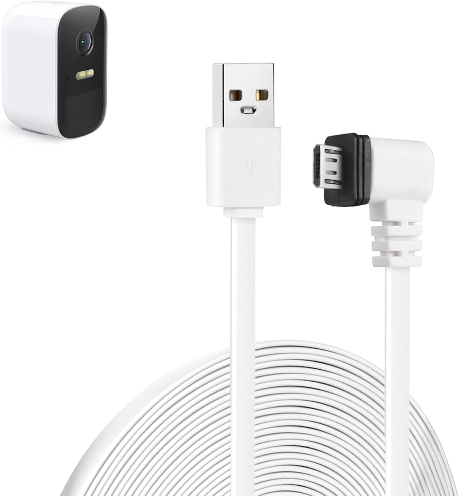 Amazon | 25フィート 電源延長ケーブル eufy Security eufyCam 2C /2C