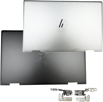 Wzqrps Replacement Laptop LCD Cover Back Rear Top Lid with Hinges