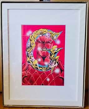 Amazon.co.jp: 荒木飛呂彦原画展 高級複製原画 5部 黄金の風 ジョジョ