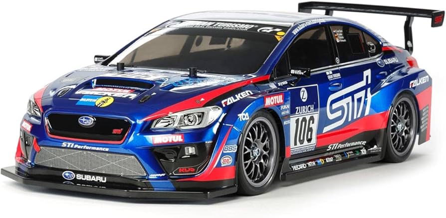 SUBARU WRX STi ラジコンカー 本体とリモコン TT-01 SUBARU WRX STi