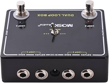 Amazon | MOSKYAUDIO ギターエフェクトループスイッチャーペダル 2