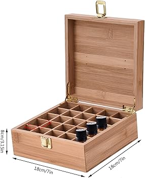 Amazon.co.jp: shopparadise エッセンシャルオイル 収納ボックス 25本