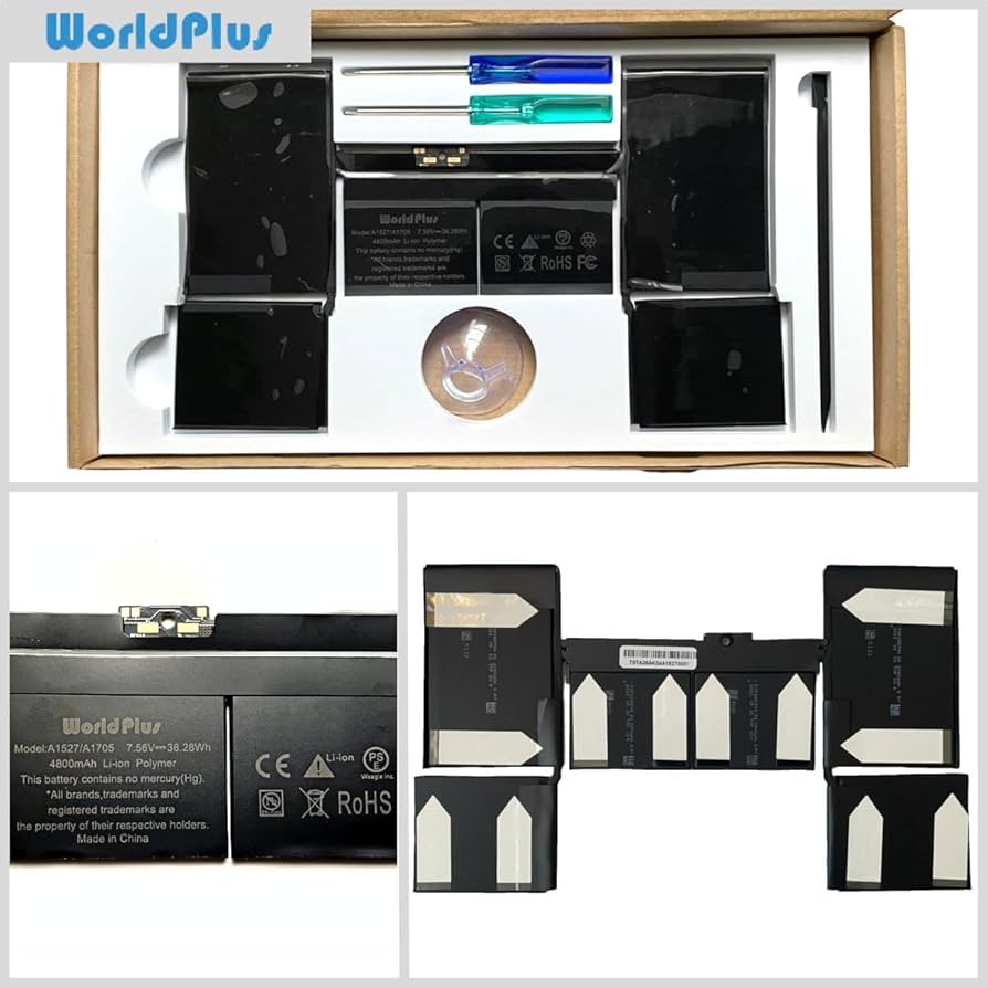 Amazon.co.jp: WorldPlus A1527 A1705 交換バッテリー MacBook Retina