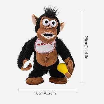 Amazon.co.jp: 電気猿のおもちゃ, 大人のためのバナナを食べる面白い