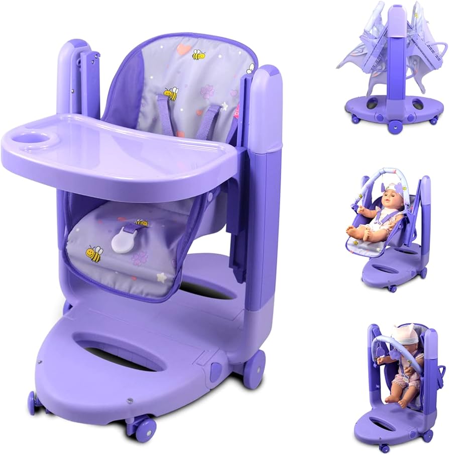 Amazon | Anivia ドールハイチェア ブランコチェア ダイニングテーブル