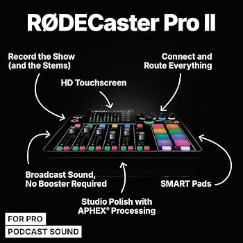 Amazon.com: RØDE RØDECaster Pro II All-in-One Production Solution