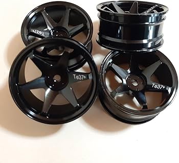 Amazon | アルミ合金 ブラック アルミホイール 1/10 ラジコン YD-2