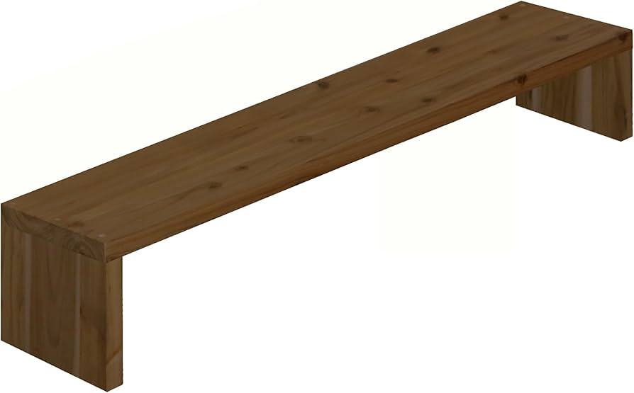 Amazon｜WOODPRO コの字 シェルフ 幅80cm 高さ20cm 奥行20cm マロン色