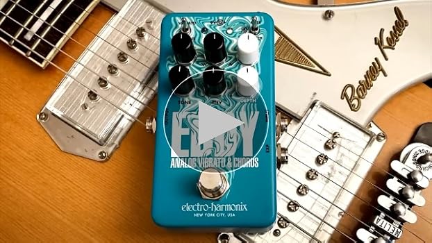 Amazon.com: Electro-Harmonix EHX Eddy Vibrato Chorus Guitar Effect