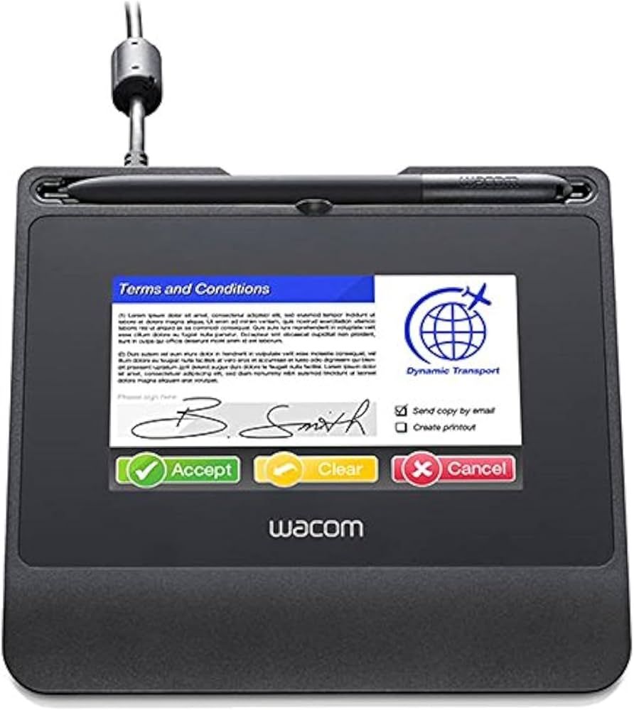 Amazon | Wacom STU540 Color LCD Signature Tablet | Wacom(ワコム