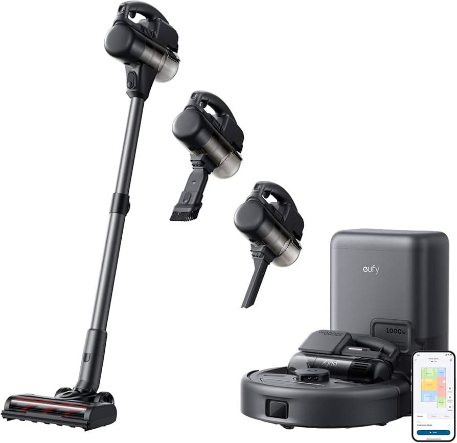 Amazon.com - eufy Robot Vacuum 3-in-1 E20,with Versatile Stick and