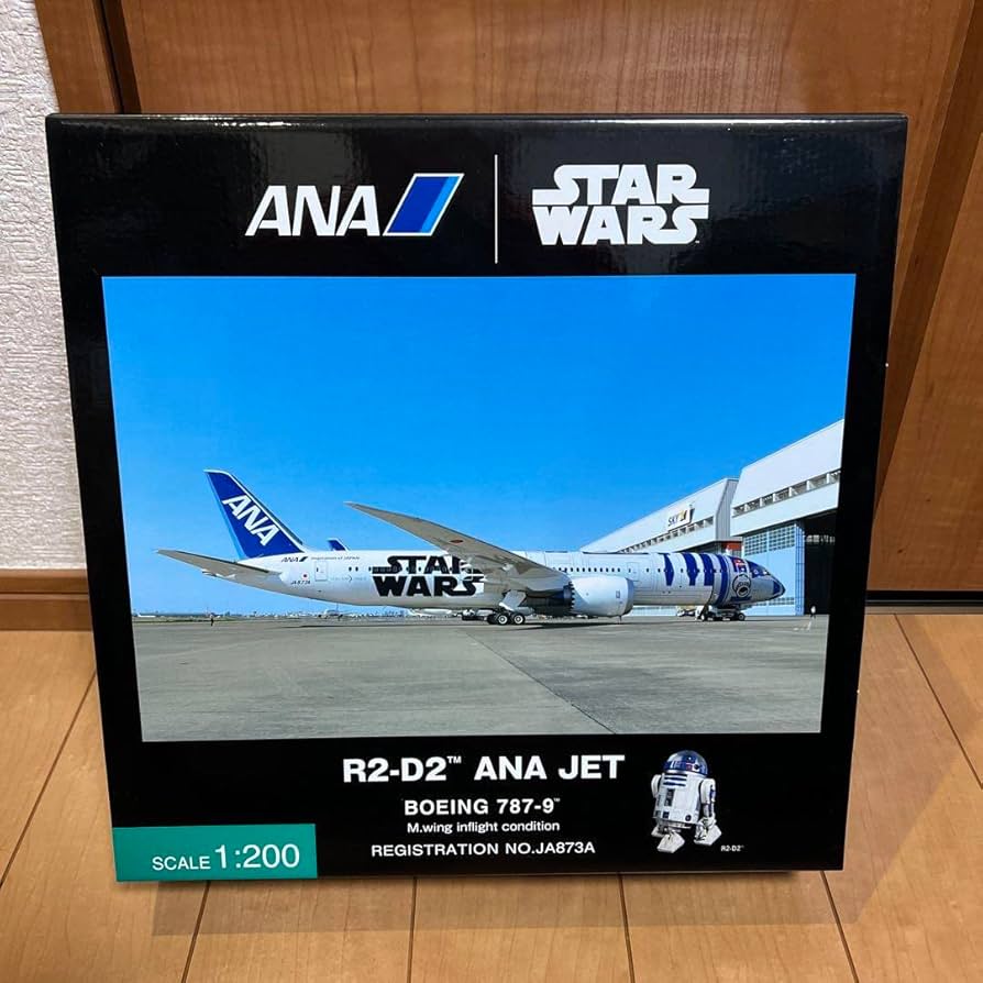 Amazon.co.jp: スター ウォーズジェット 1200 R2D2 ANA B787-9 JA873A