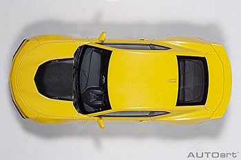 Amazon.co.jp: AUTOart 1/18 シボレー カマロ ZL1 2017 イエロー 完成