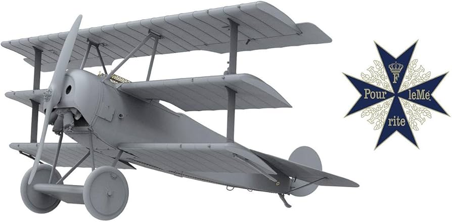Amazon.co.jp: モンモデル 1/24 ドイツ軍 フォッカー Dr.1 戦闘機