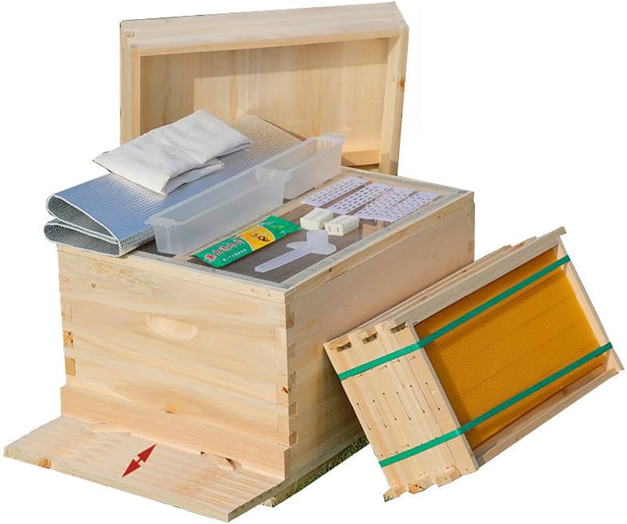 Amazon.co.jp: ミツバチ 巣箱 養蜂 巣箱 キットミツバチの巣箱 蜂蜜箱