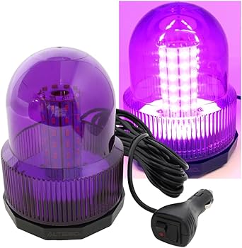 Amazon.co.jp: アルティード(ALTEED) 回転灯パトランプ 紫色 円筒型