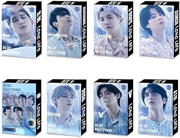 Amazon | XYCJBATTERY 8パック/240枚 BTS 商品プルーフ ロモカード