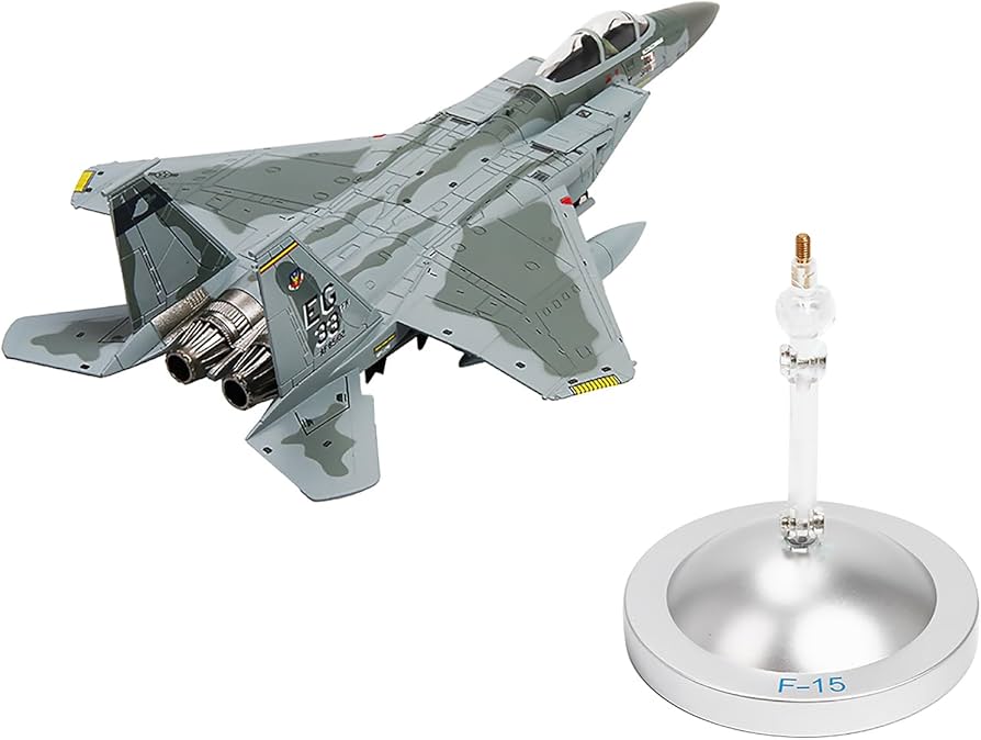 Amazon | 2024 1:100合金F-15イーグル戦闘機攻撃機モデル航空機モデル