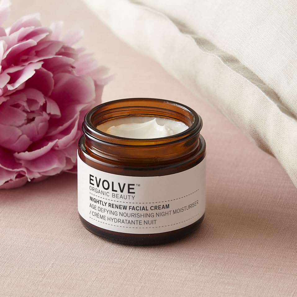 Amazon.com: Evolve Organic Beauty - Nightly Renew Facial Cream