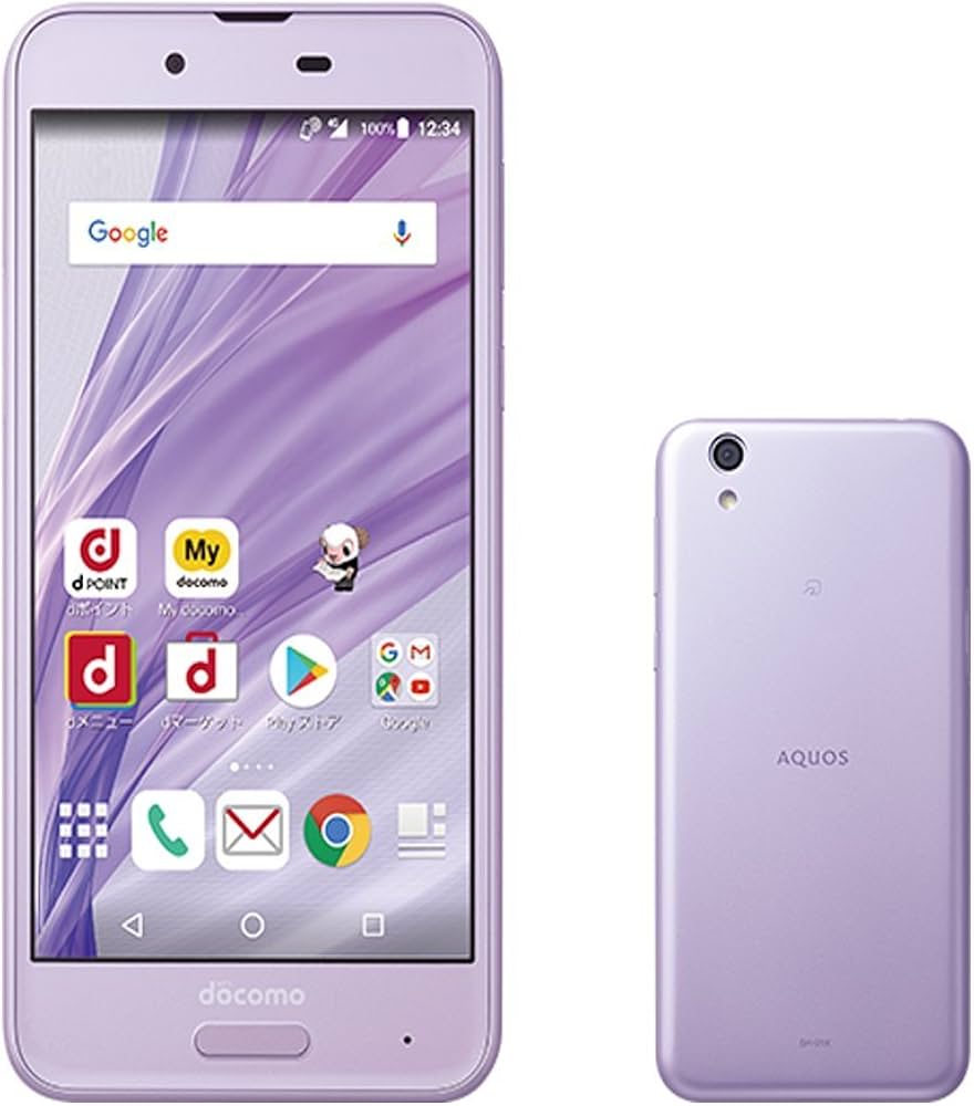 Amazon | docomo AQUOS sense SH-01K Frost Lavender | シャープ(SHARP