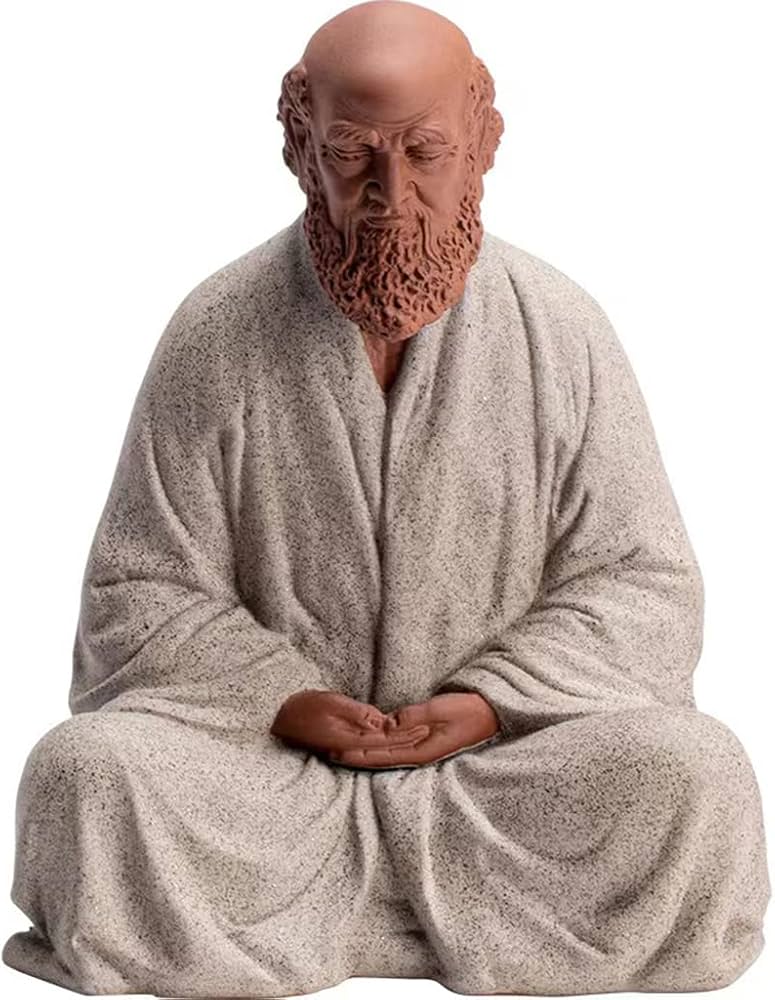 Amazon｜達磨大師坐像 達磨像 達磨祖師像 仏像 神像 仏教美術品 中国