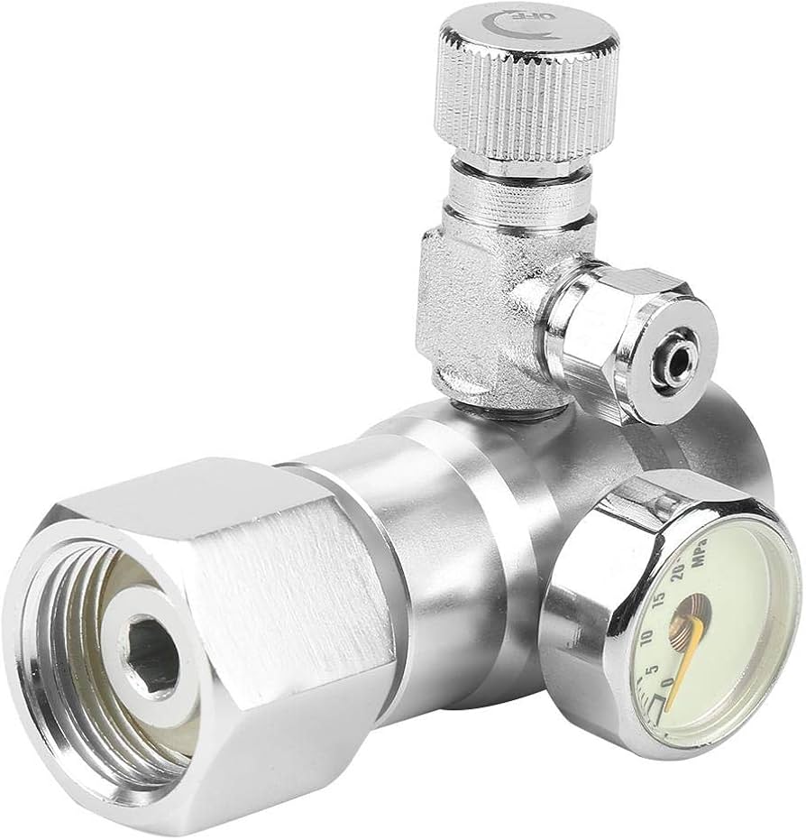 Amazon.co.jp: EBTOOLS CO2 レギュレータ圧力計 アルミ合金製 二酸化