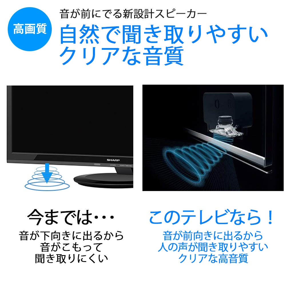 Amazon | シャープ 4K対応液晶テレビ AQUOS 4T-C50AJ1 | テレビ 通販