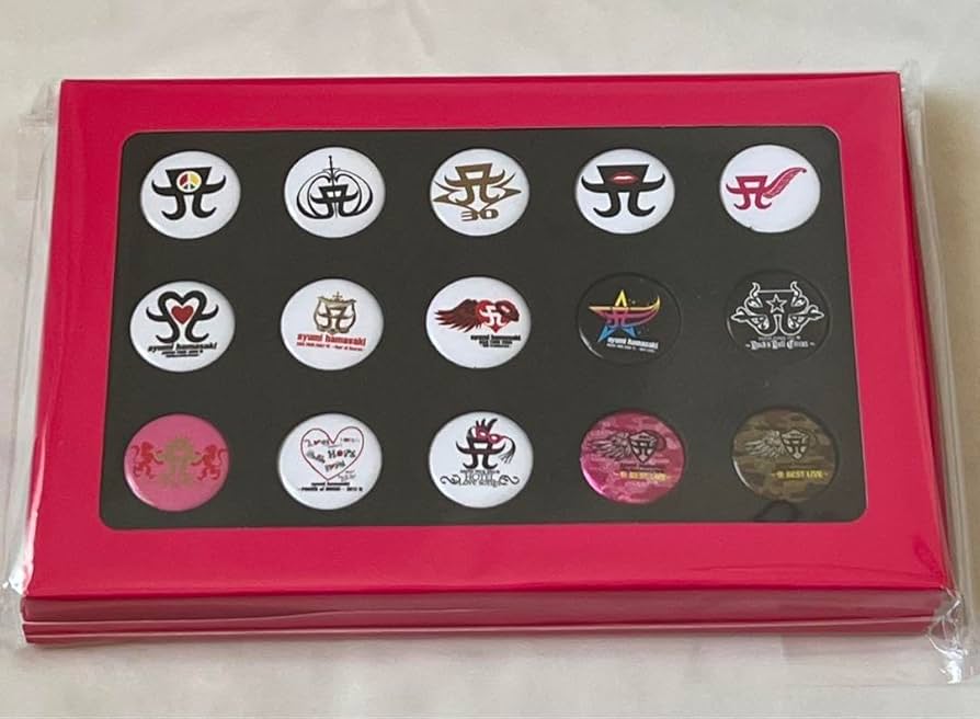 Amazon.co.jp: 浜崎あゆみ 15周年 缶バッジ 15個 セット 会員特典 あゆ