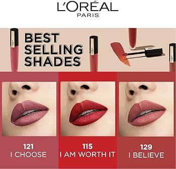 Amazon | ロレアル パリ リップ ルージュシグネチャー 130 ブラウン系