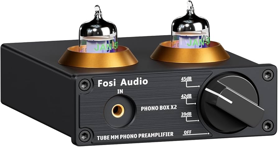 Amazon.co.jp: Fosi Audio BOX X2 プリアンプ MM ターンテーブル 5725W