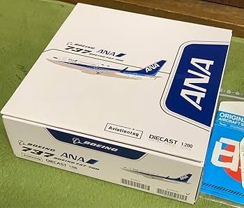 Amazon.co.jp: ANA 全日空 B737 JA02AN タグ モデルプレーン フラップ