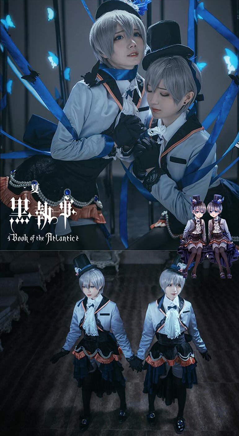 Amazon.co.jp: [Cosplaymiku]コスプレ アニメ 黒執事 双子シエル