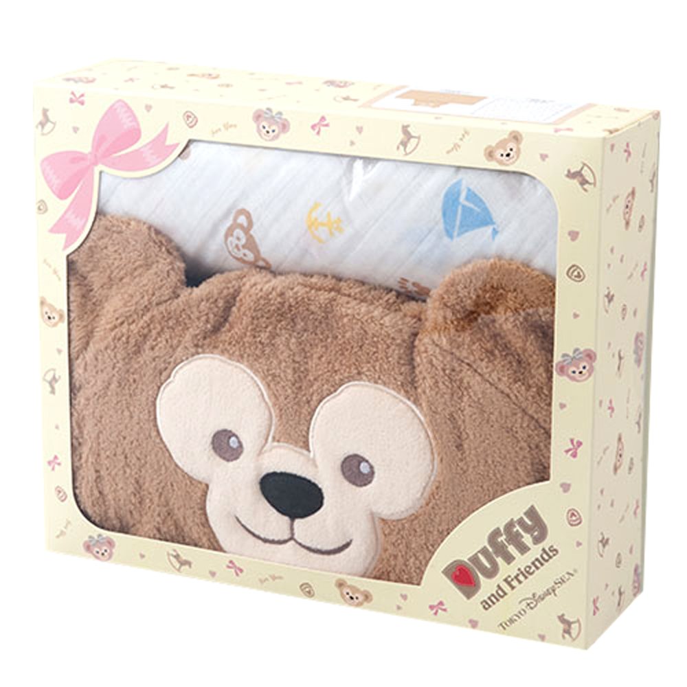 Amazon.co.jp: ダッフィー ギフトセット 大 (おくるみ ＆ フード 付き